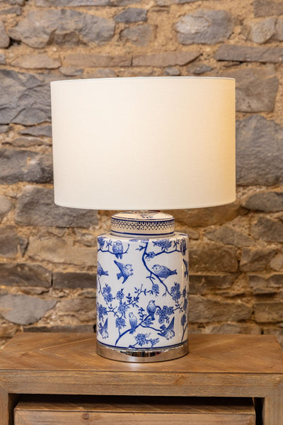 Carraig Donn Navy Ceramic Menagerie Table Lamp