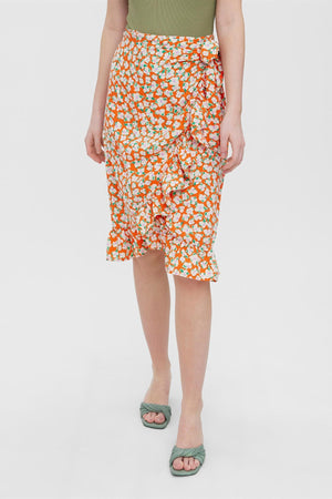 Carraig Donn Olea Skirt in Red Print