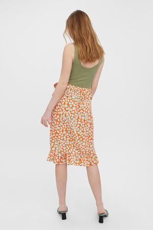 Carraig Donn Olea Skirt in Red Print