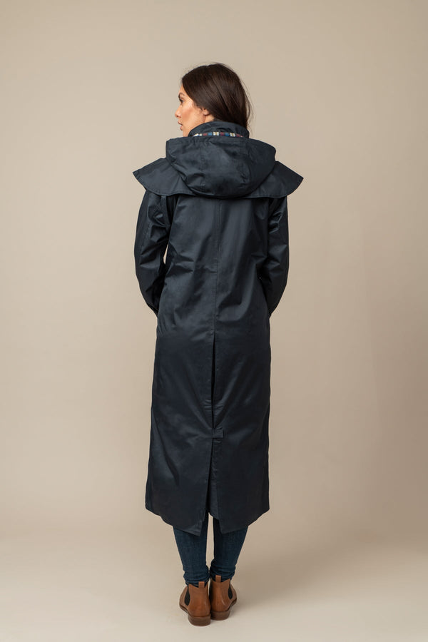 Carraig Donn Outback Full Length Waterproof Raincoat in Nightshade