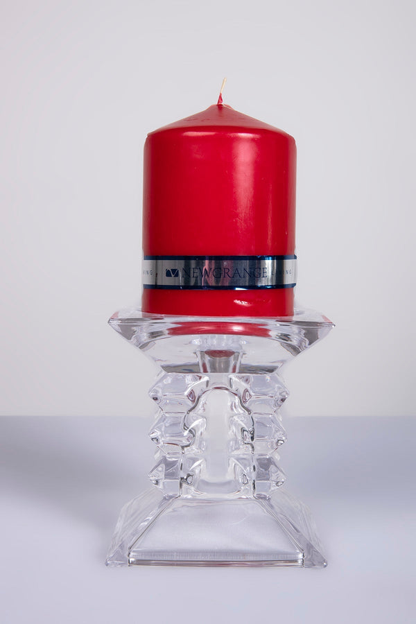 Carraig Donn Pair of Ziggy Candleholder with Red Candles