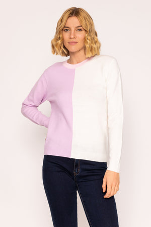 Panel Knit in Lilac
