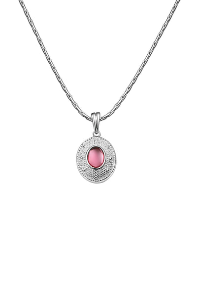 Carraig Donn Pendant with Pink Stone