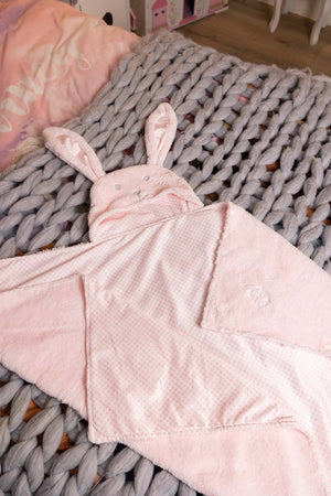 Carraig Donn Pink Hooded Baby Towel