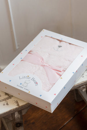 Carraig Donn Pink Hooded Baby Towel