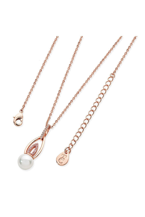 Carraig Donn Pink Stone Flame Drop Pendant