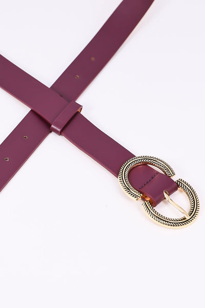 Carraig Donn Purple Half Circle Belt in M/L
