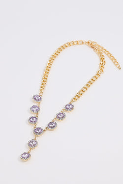 Carraig Donn Purple Stone Necklace