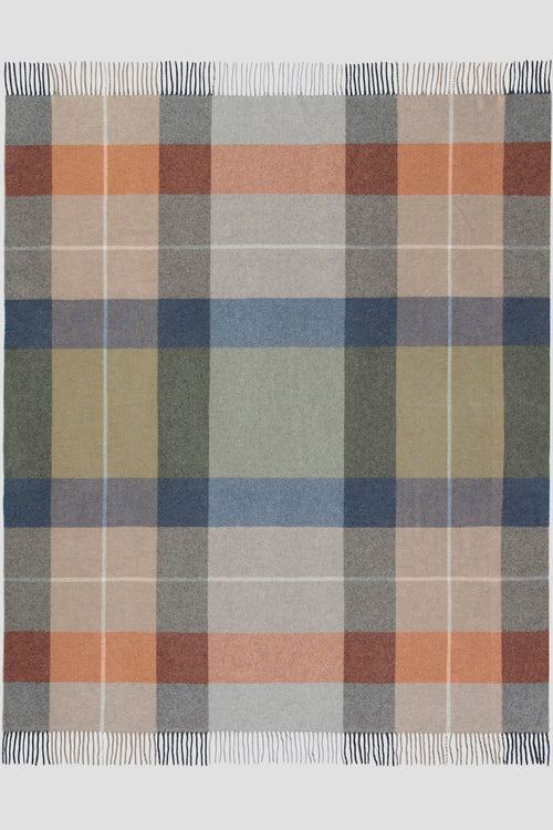 Quito Autumn Throw with Fringe 130x170cm