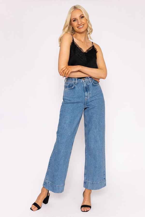 Carraig Donn Rebecca Wide Jeans in Denim 30