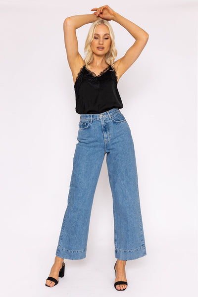 Carraig Donn Rebecca Wide Jeans in Denim 30