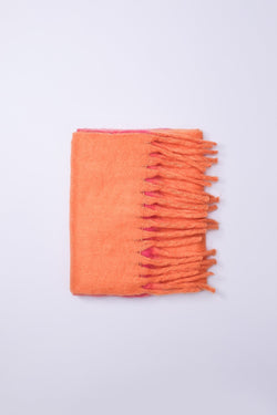 Carraig Donn Recycled Fabric Colour Blend Scarf in Pink