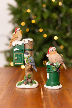 Carraig Donn Robin On Post Box Ornament