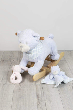 Carraig Donn Rocking Teddy in Blue