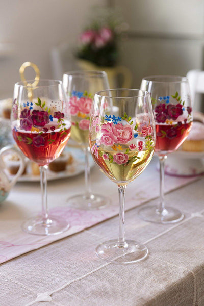 Carraig Donn Rosa Belle Wine Glass Set of 4