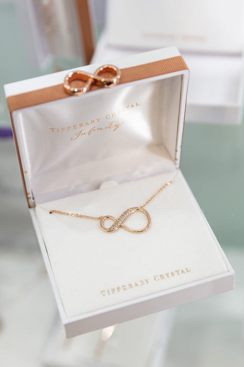 Carraig Donn Rose Gold Infinity Pendant