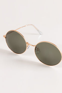Carraig Donn Round Gold Frame Sunglasses