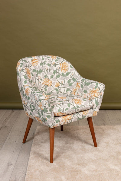 Carraig Donn Sage Green Floral Upholstered Chair