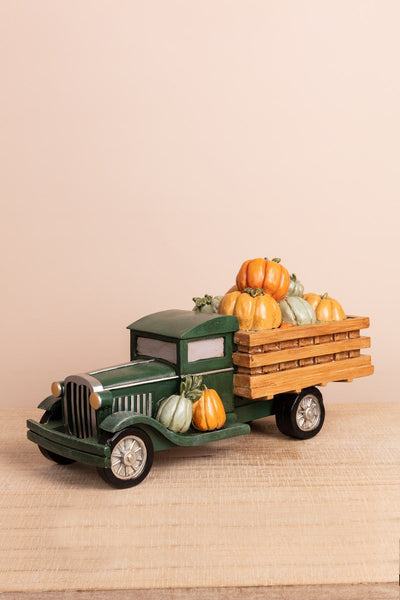 Carraig Donn Sage Green Halloween Truck Ornament