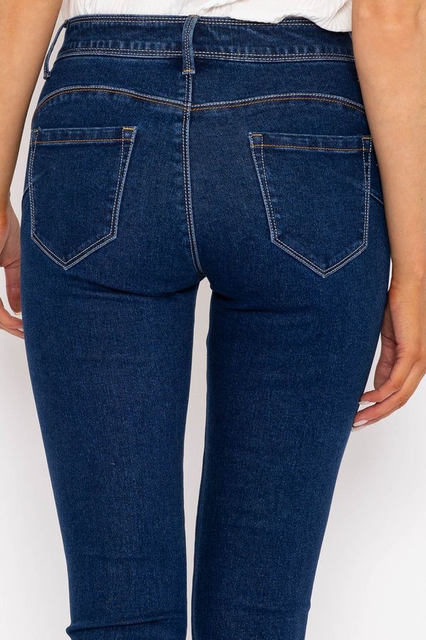 Short Zip Denim Jeans | Jeans | Carraig Donn