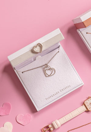 Carraig Donn Silver Floating Heart Pendant