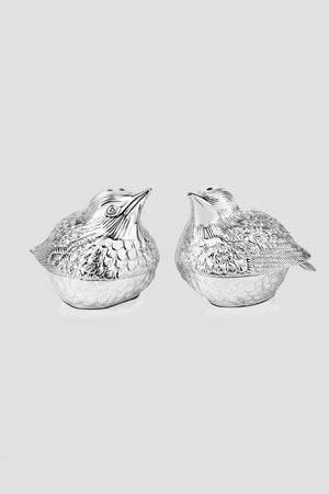 Carraig Donn Silver Plated Bird Salt & Pepper Set