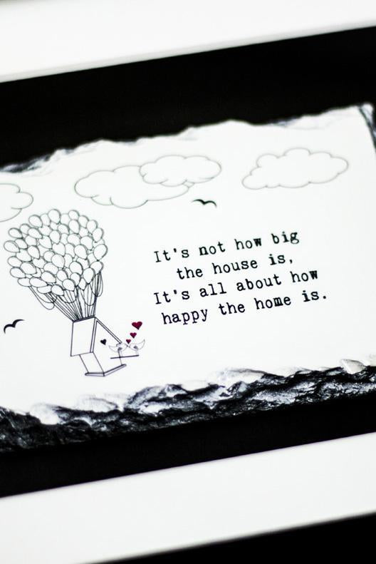 Carraig Donn Slatecraft Art- How Happy The Home Is