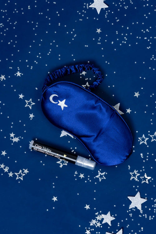 Cosy Night Lavender Sleep Gift Set - Eye Mask & Pillow Spray