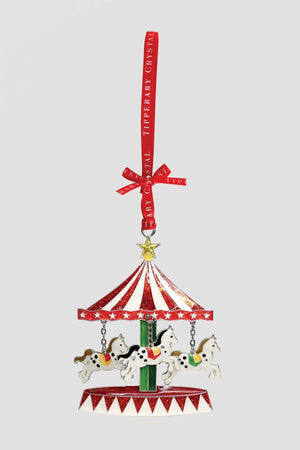Sparkle Carousel Christmas Decoration