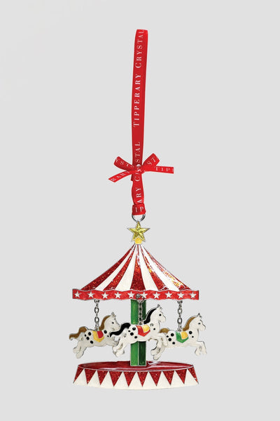 Carraig Donn Sparkle Carousel Christmas Decoration