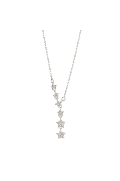 Carraig Donn Star Drop Silver Necklace