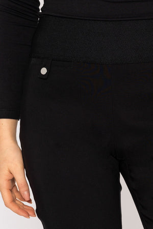 Carraig Donn Straight Leg Bengaline Pant in Black