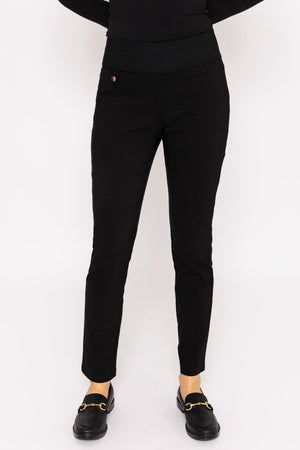 Carraig Donn Straight Leg Bengaline Pant in Black