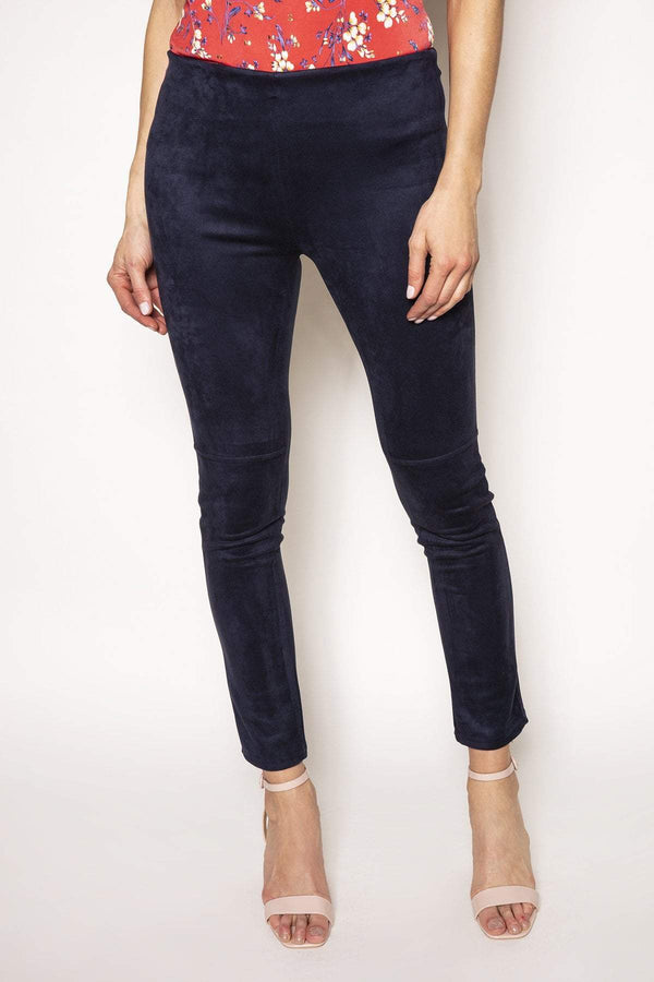 Carraig Donn Suedette Trousers in Navy