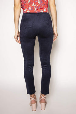 Carraig Donn Suedette Trousers in Navy