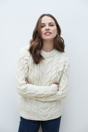 Super Soft Raglan Sweater in Cream
