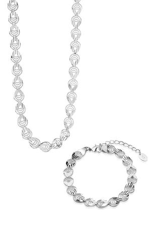 Teardrop Necklace and Bracelet Set