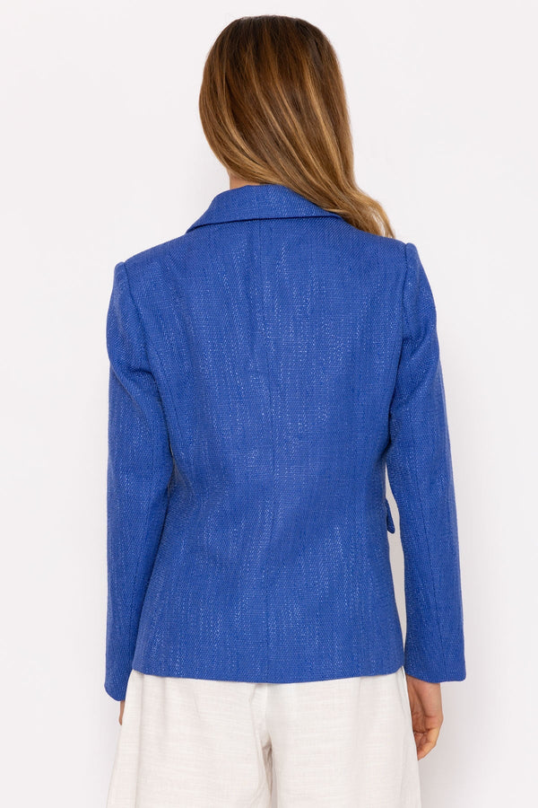 Textured Blazer in Dark Blue Carraig Donn