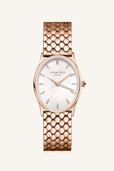 Carraig Donn The Oval Pearl Rose Gold Watch