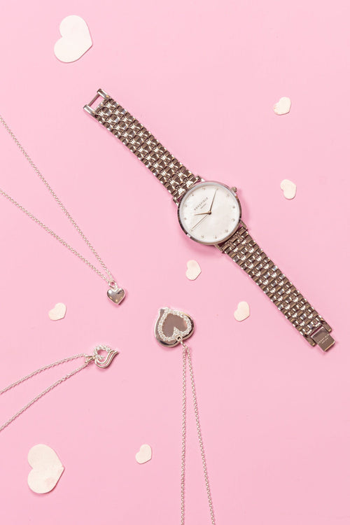 The Upper East Side Silver Watch