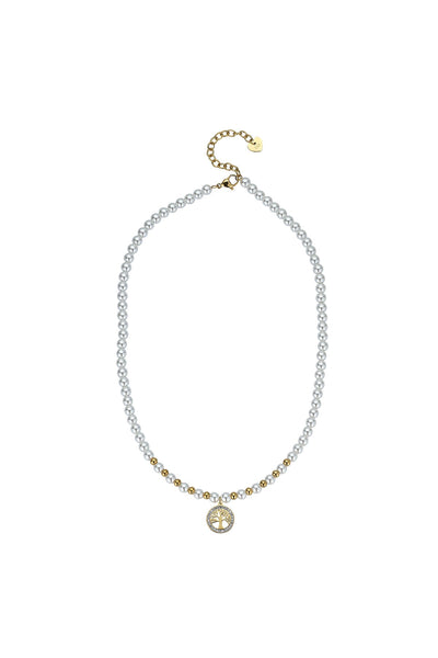 Carraig Donn Tree of Life Pearl Necklace