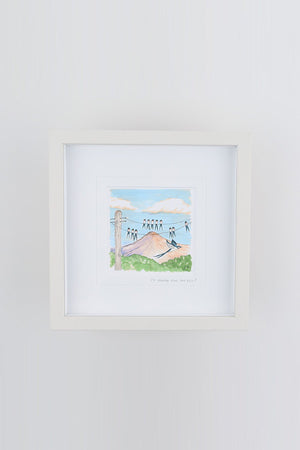 Where Will You Fly Small Framed Art Print