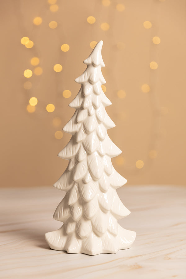 Carraig Donn White Ceramic Nordic Tree Ornament