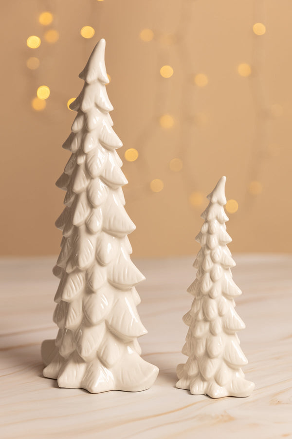 Carraig Donn White Ceramic Nordic Tree Ornament