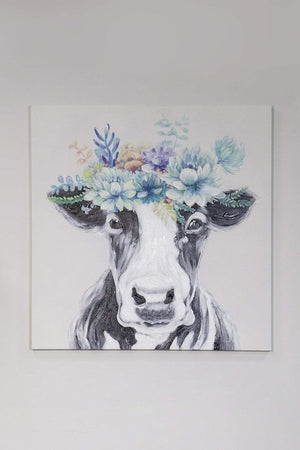 Wow Cow Canvas Art Wall