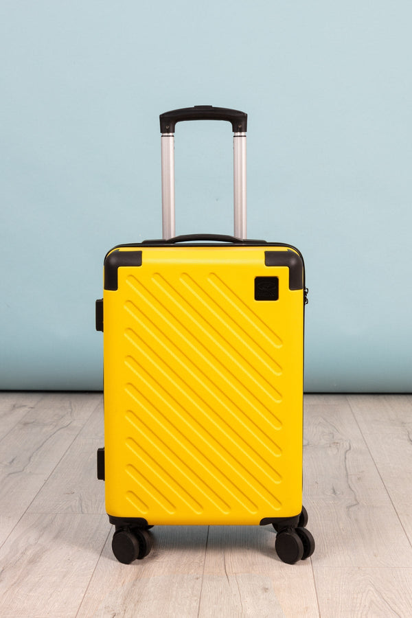 Carraig Donn Yellow Hard-shell Suitcase