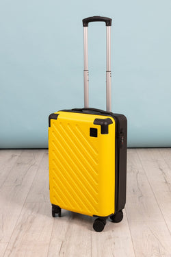 Carraig Donn Yellow Hard-shell Suitcase