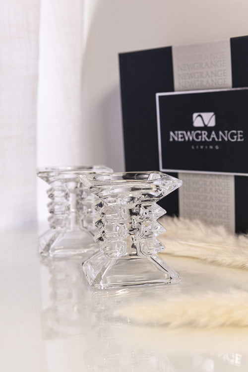 Ziggy Pillar Candleholder Pair