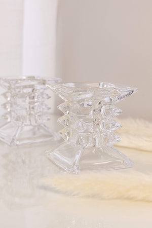 Carraig Donn Ziggy Pillar Candleholder Pair